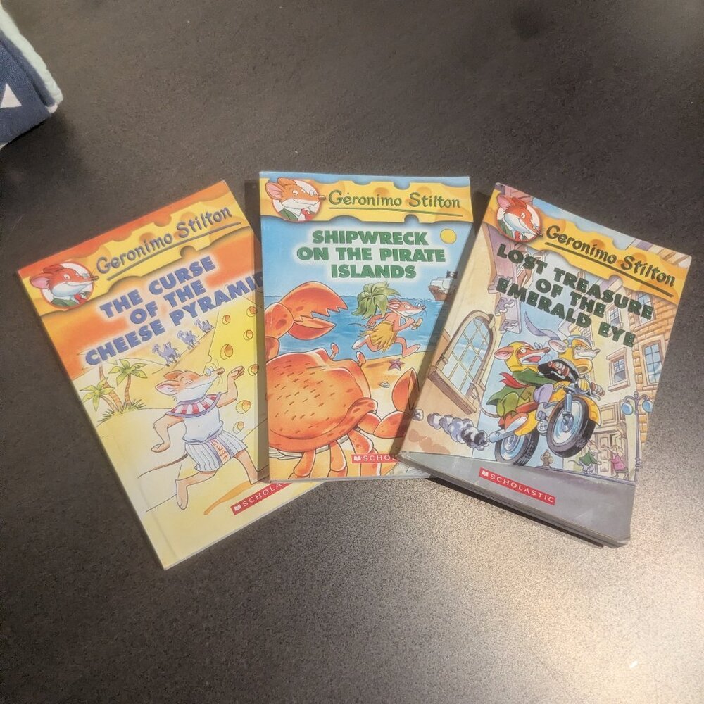 3 Geronimo Stilton Mystery Series Books #1 #2 #18 - 2/$15 3/$20